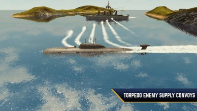 Вражеские воды : битва подводной лодки и корабля screenshot №7