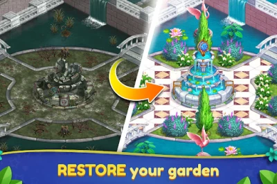 Royal Garden Tales - Match 3 Castle Decoration [ВЗЛОМ] v 0.9.1 screenshot №5