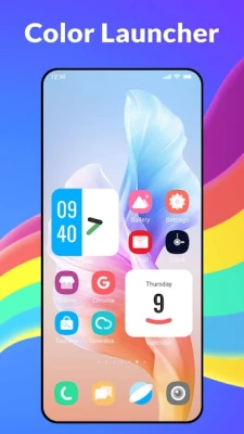 Color Launcher screen 1