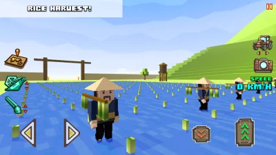 Blocky Farm Racing &amp; Simulator screenshot №7