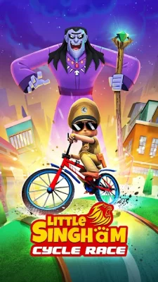 Little Singham Cycle Race screenshot №2